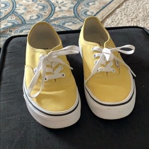 Yellow Vans Authentics